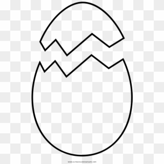 Cracked Egg Coloring Page, HD Png Download