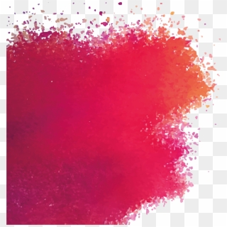 Glitter Vector Pink - Watercolor Vector Red Png, Transparent Png