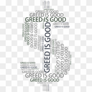 Greed Money Sign, HD Png Download