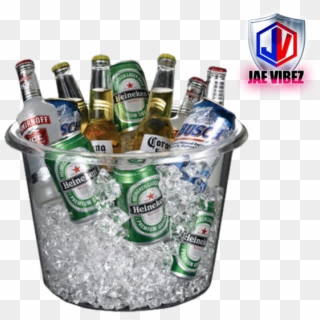 Bucket Of Beer Png - Beer In Ice Bucket, Transparent Png