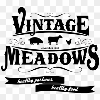 Vintage Meadows Farm, HD Png Download