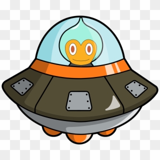 Spaceship Aliens Bitcoin Android Download Free Image - Alien Spaceship Cartoon Png, Transparent Png