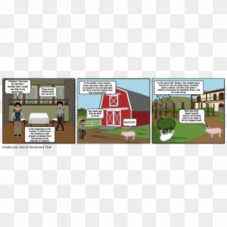 Julius Lloyd Chapter 4 Animal Farm - Cartoon, HD Png Download