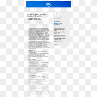 Electronic Arts, HD Png Download