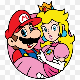 Mario And Peach Icon - Mario And Peach 2d, HD Png Download
