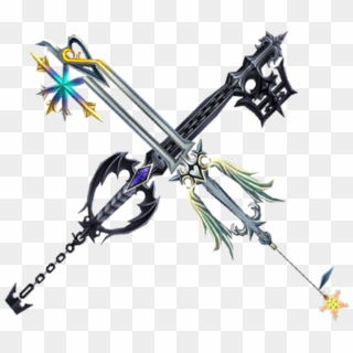 Sora Unlocks His Heart With The Keyblade Of Heart - Oblivion And Oathkeeper Keyblade, HD Png Download
