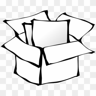 Box Package Cardboard Open Full Png Image - Package Clip Art, Transparent Png