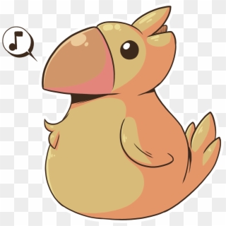 A Little Roundy Chocobo I Drew A While Ago - Cartoon, HD Png Download