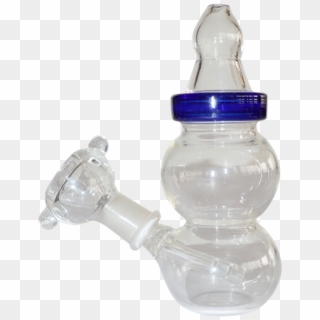 Transparent Bong Mini - Water Bottle, HD Png Download