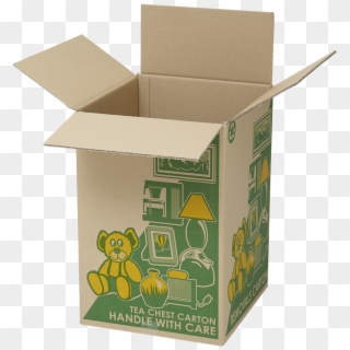 Tea Chest Carton - Tea Chest Boxes, HD Png Download