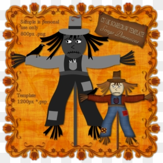 Cu Ok Scarecrow Template - Poster, HD Png Download