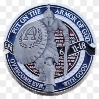 Thin Blue Line Foundation Armor Of God Coin - Quarter, HD Png Download