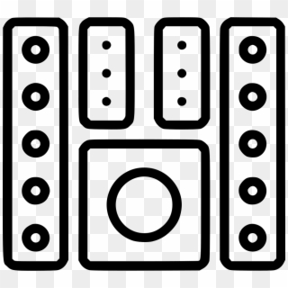Png File Svg - Home Theater System Icon, Transparent Png