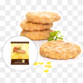 Cornflake Chicken Burger - Fritter, HD Png Download