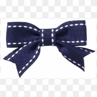 Navy Abby Hair Bow - Hairpin, HD Png Download