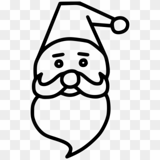 Claus Beard Cap - Santa Claus, HD Png Download