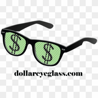 Dollar Eyeglass - Dollar Glasses Png, Transparent Png