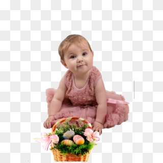 Easter Baby Png Background - Toddler, Transparent Png
