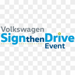 Volkswagen Sign Then Drive Event Logo, HD Png Download