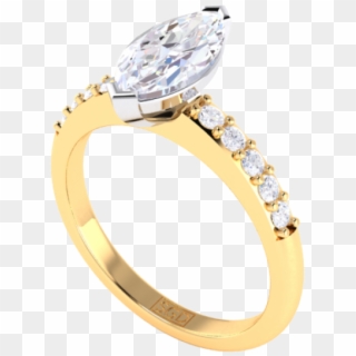 Marquise Cut Diamond Ring - Diamond Cut, HD Png Download