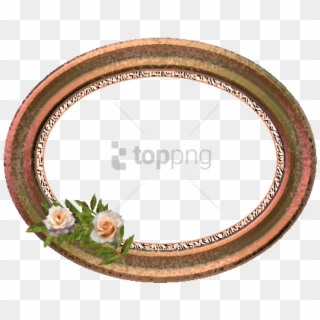Free Png Gold Oval Frame Png Png Image With Transparent - Marcos Para Foto Tipo Espejo Png, Png Download