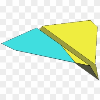 Simple Paper Airplane - Triangle, HD Png Download