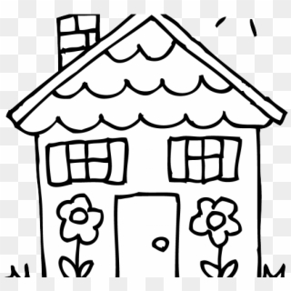 House Clipart Black And White Transparent, HD Png Download