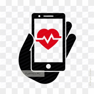 Health Apps Logo Techsparkco - Phone In Hand Icon, HD Png Download