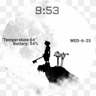 Kingdom Hearts Watch Face Preview, HD Png Download
