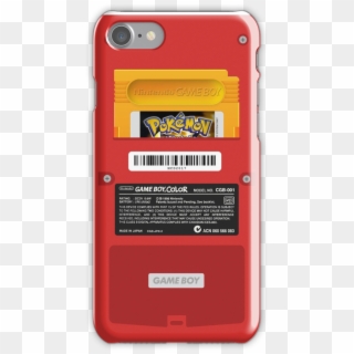 Red Gameboy Color Back - Pokemon Yellow, HD Png Download
