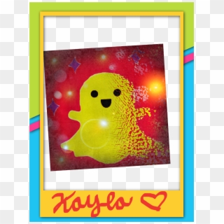 #snapchat #ghost #kayla #freetoedit - Picture Frame, HD Png Download