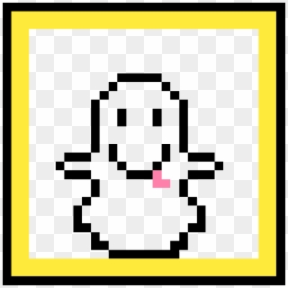 Snapchat Ghost - Snapchat Pixel Art, HD Png Download