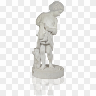 American School Classical Marble Sculpture Young Boy - Marble Statue Png, Transparent Png