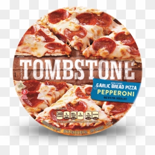 Tombstone Pepperoni Garlic Bread Pizza - Tombstone Pizza, HD Png Download