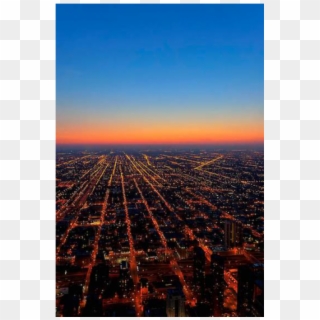 Chicago Skyline Sunset - Chicago, HD Png Download