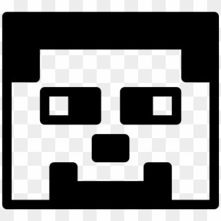 Black And White Minecraft Clipart, HD Png Download