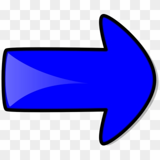 Arrow Right Blue - Animated Arrow Pointing Right, HD Png Download