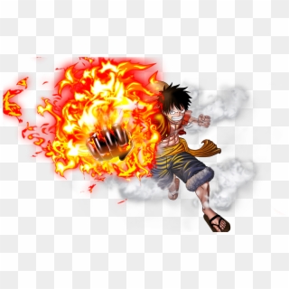 Thumb Image - One Piece Burning Blood Luffy Png, Transparent Png