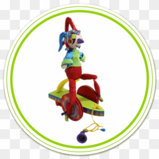 Cirque Du Soliel Wooden Toy Pull-toy Manhattan Toy - Illustration, HD Png Download