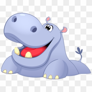 Png Image With Transparent Background - Cartoon Hippo Png, Png Download