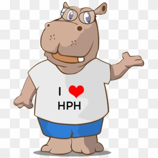 Hippo Big - Cartoon, HD Png Download