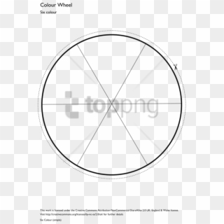 Free Png Color Wheel Coloring Page Png Image With Transparent - Buckler, Png Download