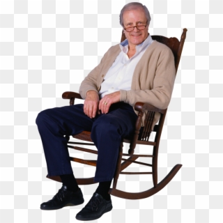 Forgetmenot Men - Old Guy In Rocking Chair, HD Png Download