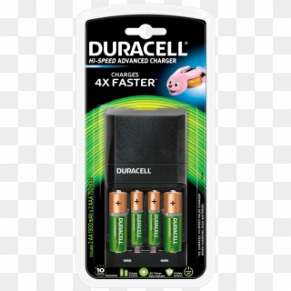 Hi-speed Advanced Charger - Duracell Rechargeable Aa Batteries And Charger Price, HD Png Download