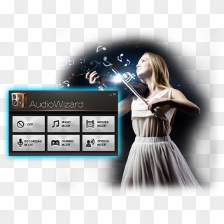 Audiowizard Five Pre-set Audio Modes - Som Notebook Asus Z550ma Xx005t, HD Png Download