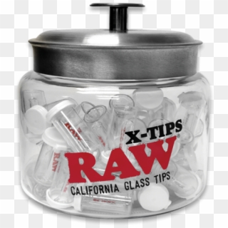 X Roor Glass Re Useable Tips - Raw Papers, HD Png Download