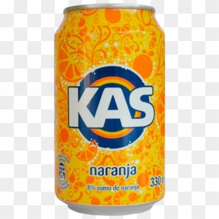 Orange Kas Soda Can 330 Ml - Kas Naranja Png, Transparent Png