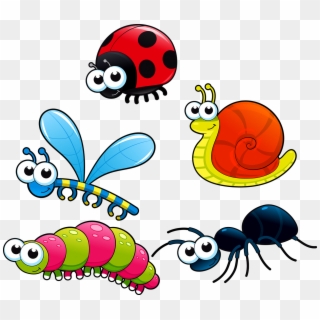 Insect Butterfly Cartoon Clip Art Ant Transprent - Cartoon Bugs, HD Png Download