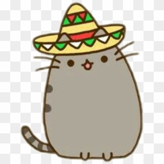 #freetoedit #taco #tacos #mexican #sombrero #pusheen - Pusheen The Cat In A Sombrero, HD Png Download