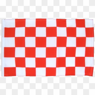 Checkered Red-white In Flag - Red White Square Flag, HD Png Download